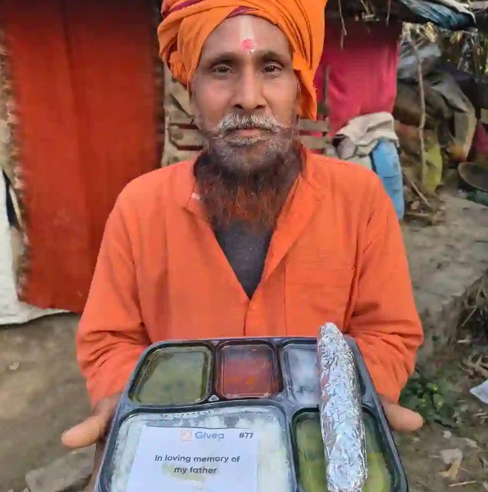 Feed Sadhus in Memory of a Departed Soul - Givea