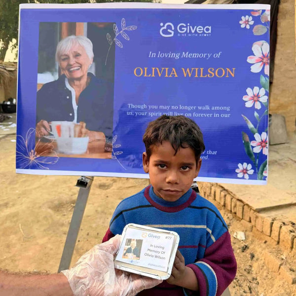 Feed 51 Underprivileged Children & Plant 7 Trees in Memory - Givea