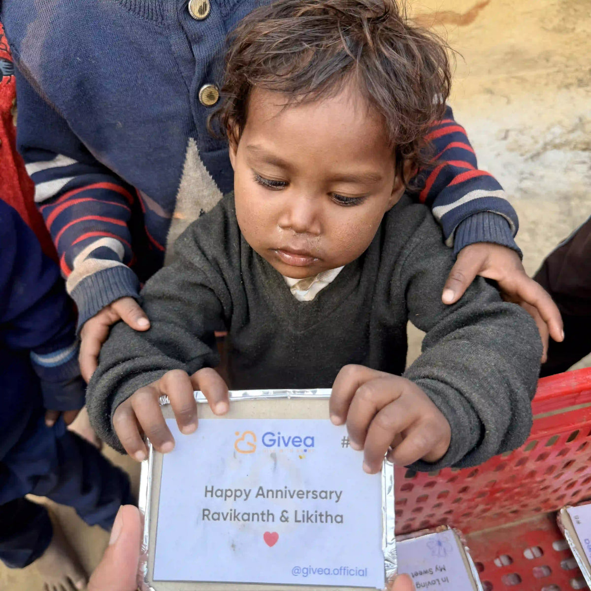Food Packets with Anniversary Wishes - Givea
