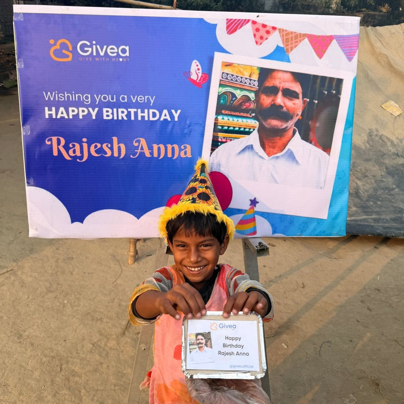 Grand Birthday Party for Underprivileged Kids - Givea