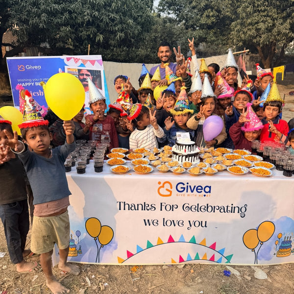 Grand Birthday Party for Underprivileged Kids - Givea