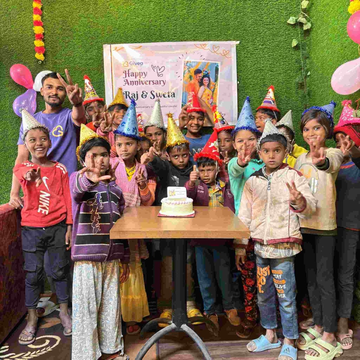 Restaurant Anniversary Party for 20 Underprivileged Kids - Givea