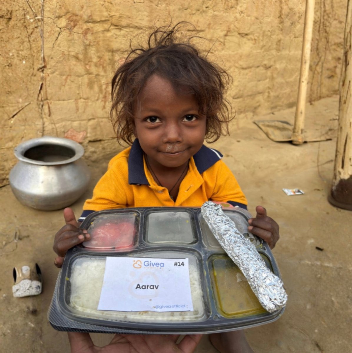 Sponsor a Wholesome Thali for an Underprivileged Child - Givea