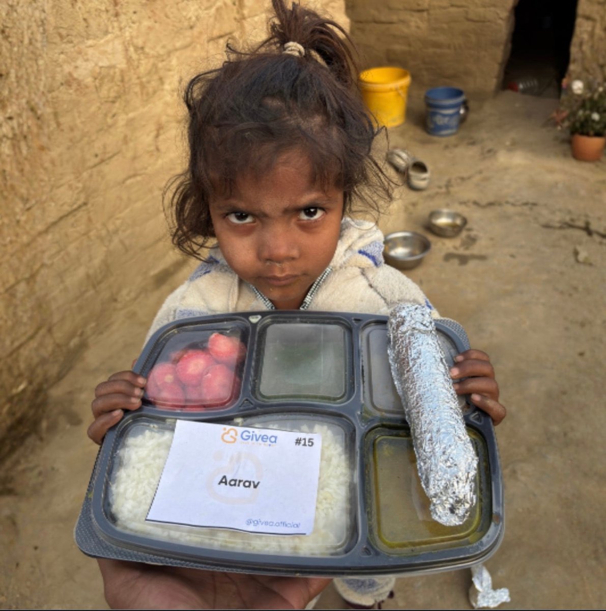Sponsor a Wholesome Thali for an Underprivileged Child - Givea