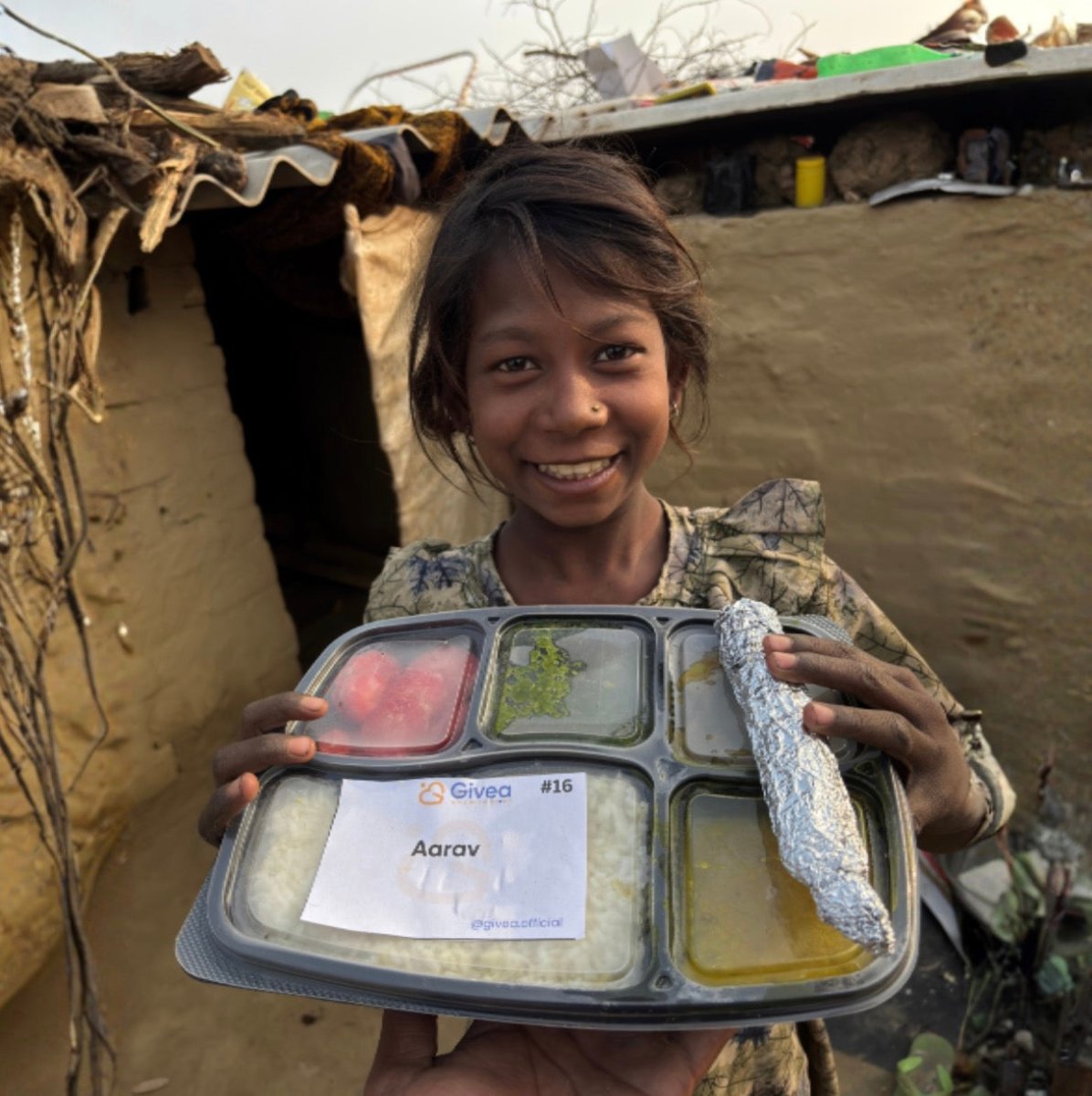 Sponsor a Wholesome Thali for an Underprivileged Child - Givea