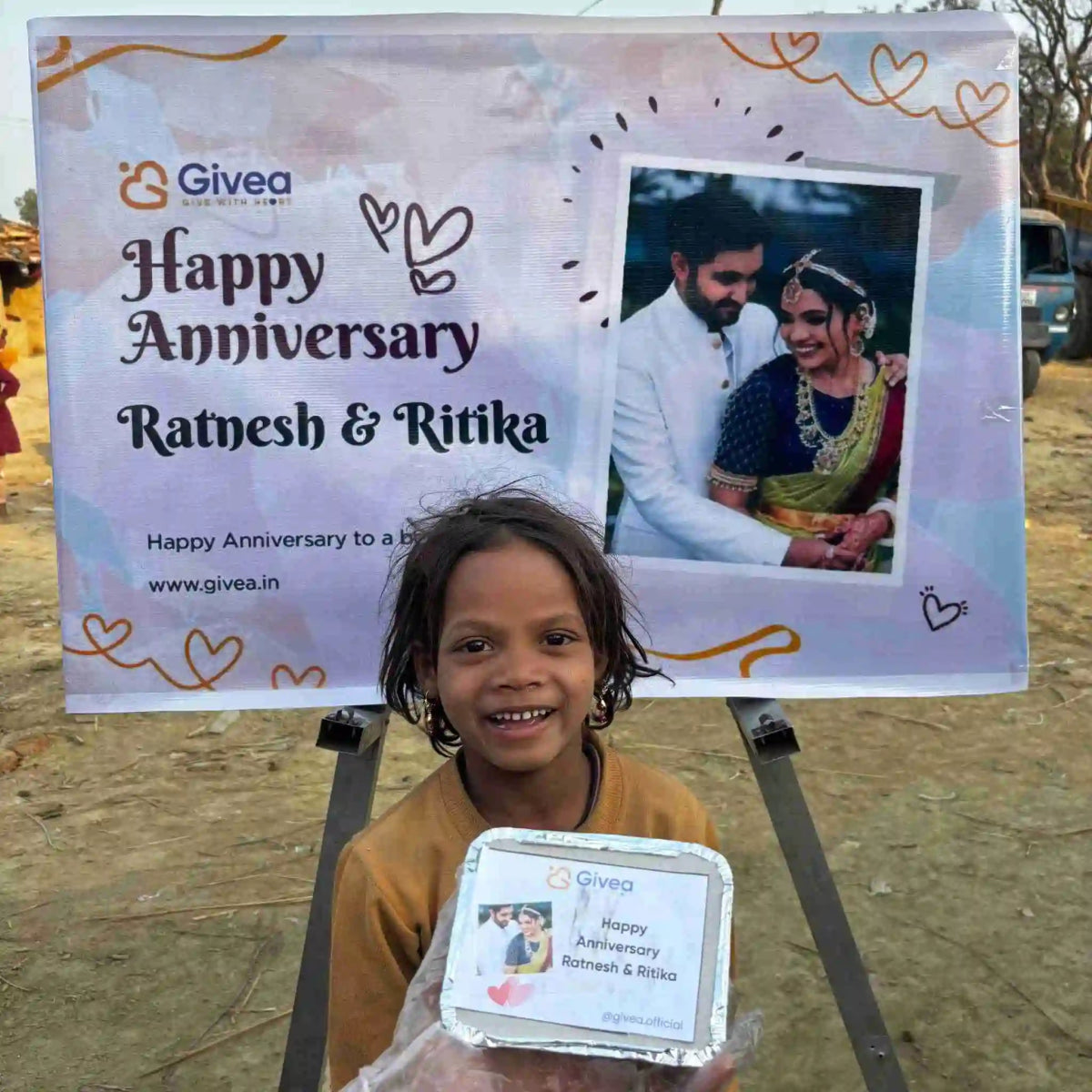 Sweet Little Anniversary Party for Slum Kids - Givea