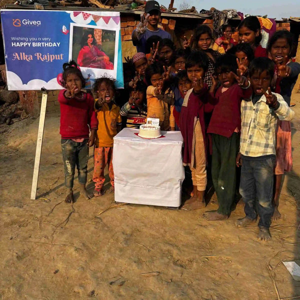 Sweet Little Birthday Party for Slum Kids - Givea