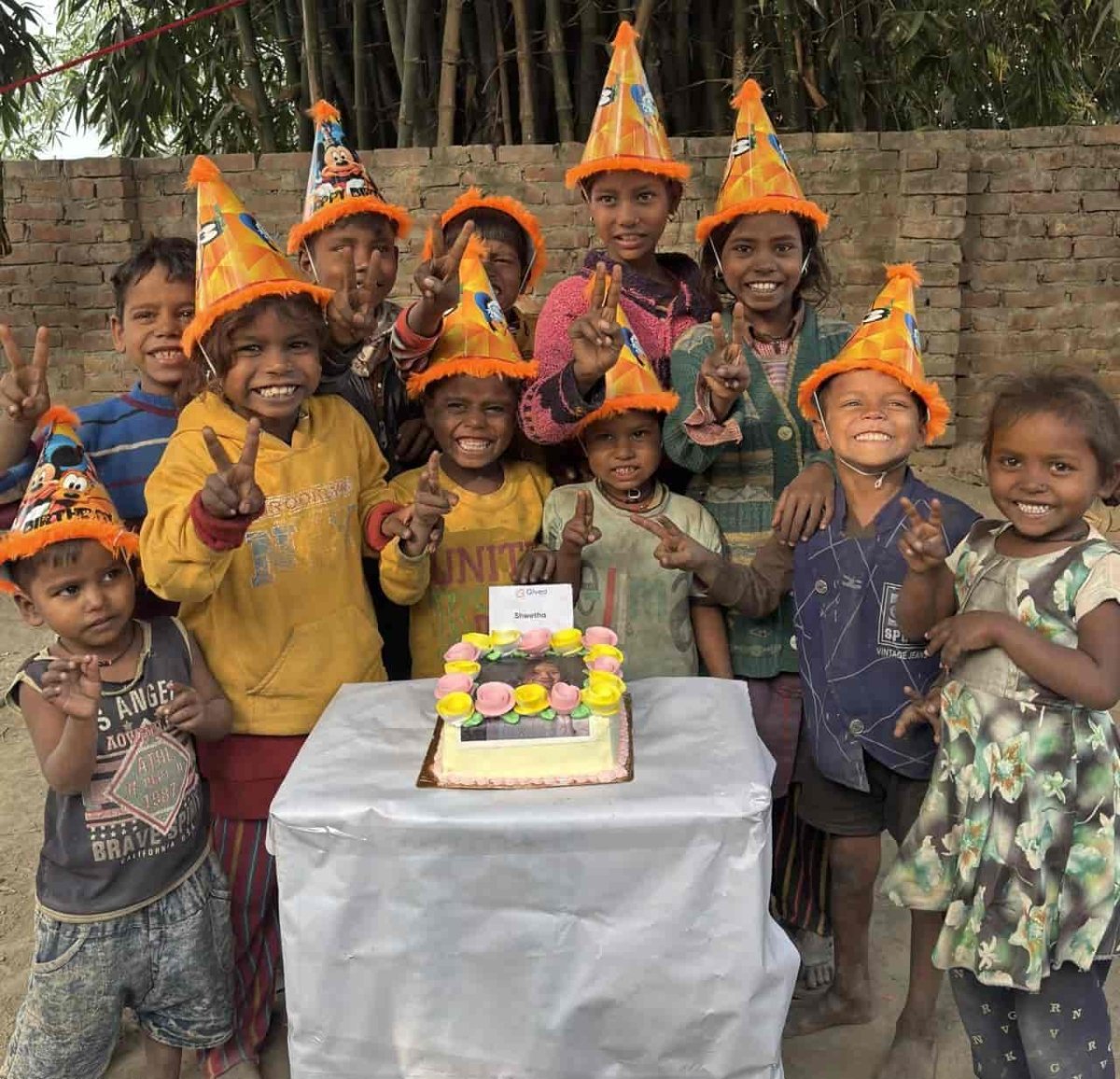 Valentine’s Day Photo Cake Celebration For Underprivileged Kids - Givea